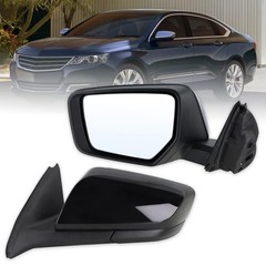 Left Driver Side Mirror Compatible With 2014 2015 2016 2017 2018 L-3Pins Black