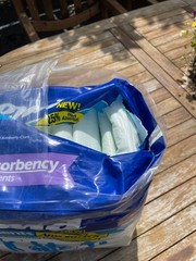 Vintage 1987 Depend Undergarments 30 Extra Absorbency Open Pack USA