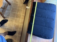 Inflatable Wedge Pillows Black -Qty 7