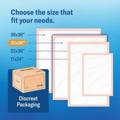 Chucks® Disposable Underpads 30”x36” [100-Count] Ultra Absorbent Chux Incontinen