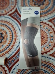 DonJoy Lateral J Patella Support Knee Brace Drytex Adjustable Black Size L