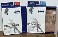 Dr. Comfort Women’s Select Sheer Thigh Highs – 15-20 & 20-30 mmHg -Silicone Lace