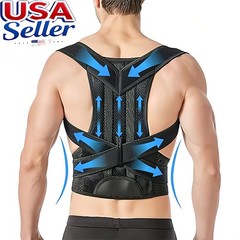 Posture Corrector For Men Women Support Back Shoulder Pro Brace Belt Adjustable