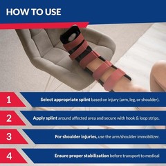 Dixie EMS Fracture SplintKit Emergency Set