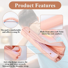 2-Pack Cushioned Arm Sling Padding for Neck & Shoulder,Soft Neck Pad Strap Cushi