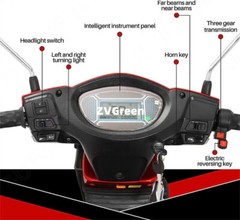 1000W 60V 20AH Four wheel Travel Mobility Scooter battery Motor fit Adult Senior