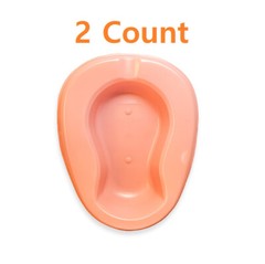 Stackable Bedpan, Dusty Rose 1.75 Qrt / 1656 mL, 250 lbs Weight Capacity, 2 Pans