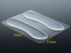 1Pair Women Fashion Silicone Gel Heel Cushion Shoe Insert Pad Insole H-4