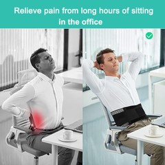 Orthopedic Lumbar Lower Back Support Belt Brace Sciatica Pain Relief Mens Women