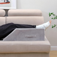 Velvet Elevation Leg Pillows for Ankle Surgery Recovery, Broken Foot, Hip