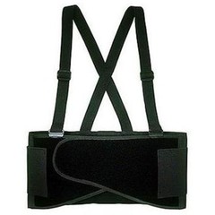 Heavy Duty Weight Lift Lumbar Lower Back Waist Support Belt Brace Suspender Work