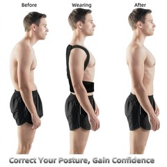 Adjustable Posture Corrector Back Support Shoulder Brace Belt Men Women