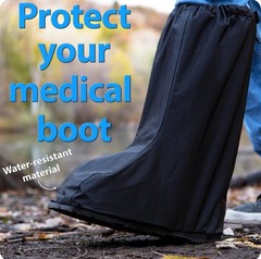 Omeer Water Resistant Walking Boot Cover Medical & Orthopedic Large Open Box!