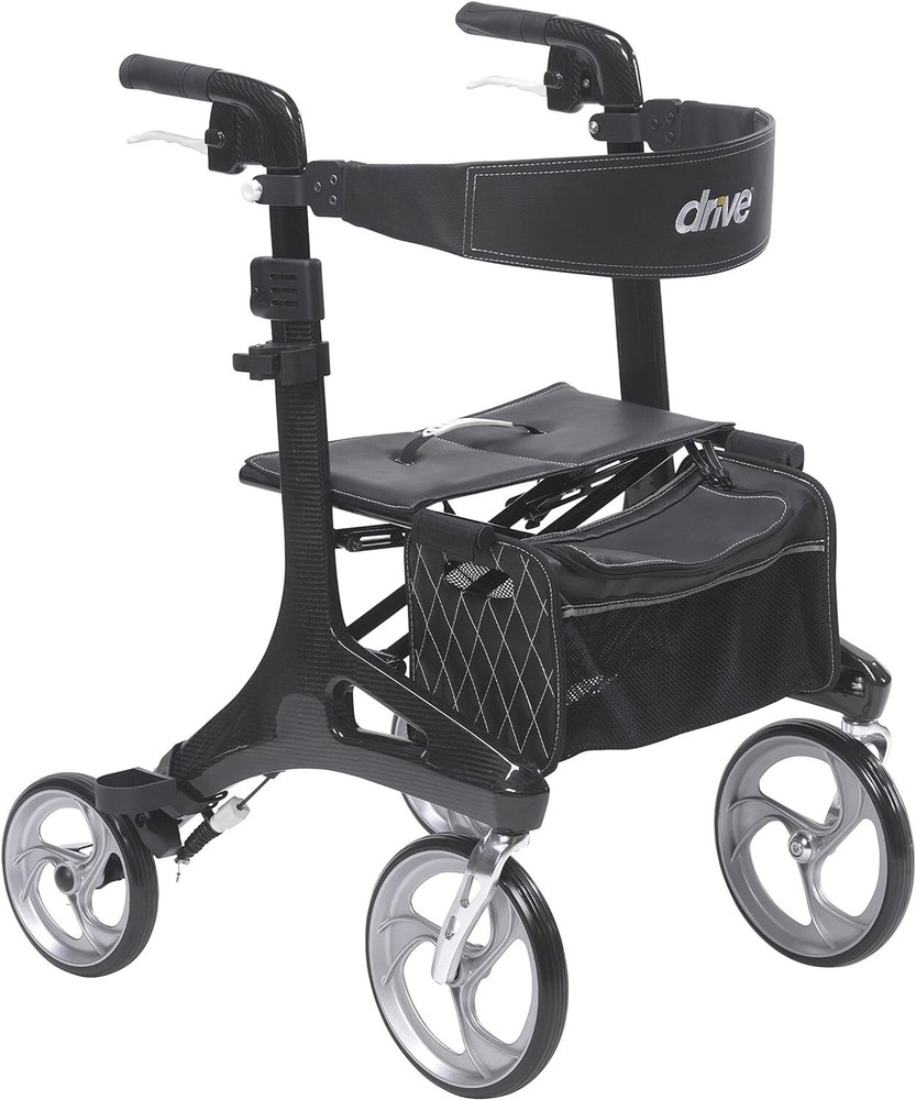 Drive Medical Nitro® Elite CF, Carbon Fiber Rollator