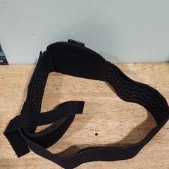 AbdomenCare Adjustable Hernia Support Belt Compression Abdomen Black One Size