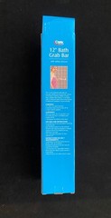 NEW Carex 12” Bath Grab Bar Safey Handle Steel 250lb Textured Grip NIB