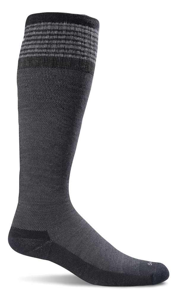 Sockwell Womens Elevation Firm Graduated Compression Socks, Black – S/M