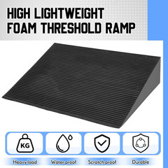 EVA Foam Threshold Ramp, Lightweight Non Slip Doorway Ramp for Wheelchair Walker