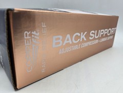 NEW Copper Fit Rapid Relief Back Support Belt 3-in-1 Hot Cold Therapy Brace OSFM