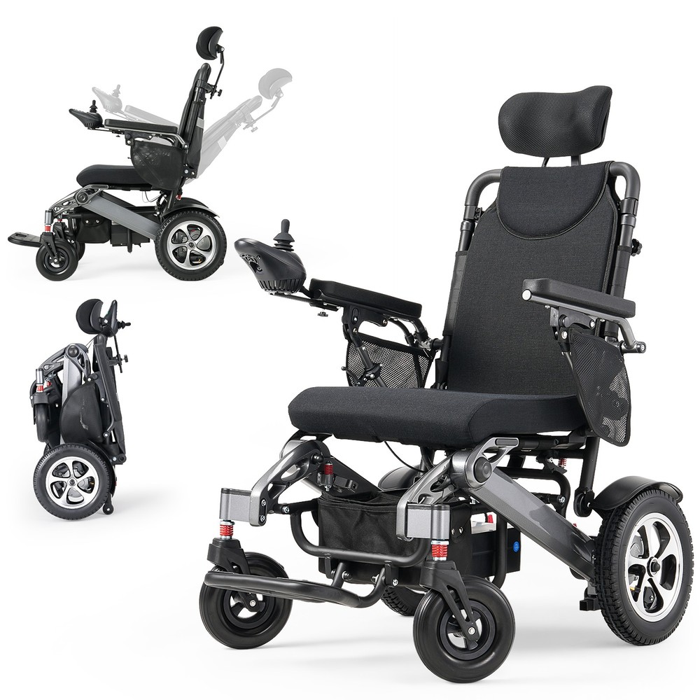 Open Box Updeted Reclining Electric Wheelchair All Terrain Aid Motorized