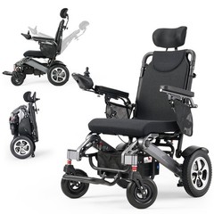 Open Box Updeted Reclining Electric Wheelchair All Terrain Aid Motorized