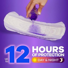 Always Discreet Incontinence Pads Moderate Absorbency Long Length 54 Count