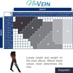 Women’s Sheer Compression Pantyhose 15-20 mmHg Support Queen Charcoal
