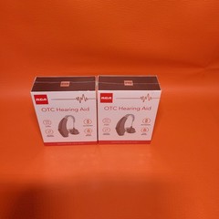 RCA OTC Hearing Aid iP22 Water Resistant Rechargeable Color Gray Right And Left
