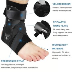 Adjustable Ankle Brace Protective Guards Splint Stabilizer Tendonitis Recovery