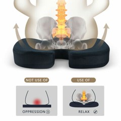 Cooling Gel Memory Foam Seat Cushion Coccyx Tailbone Car Chair Pillow Orthopedic