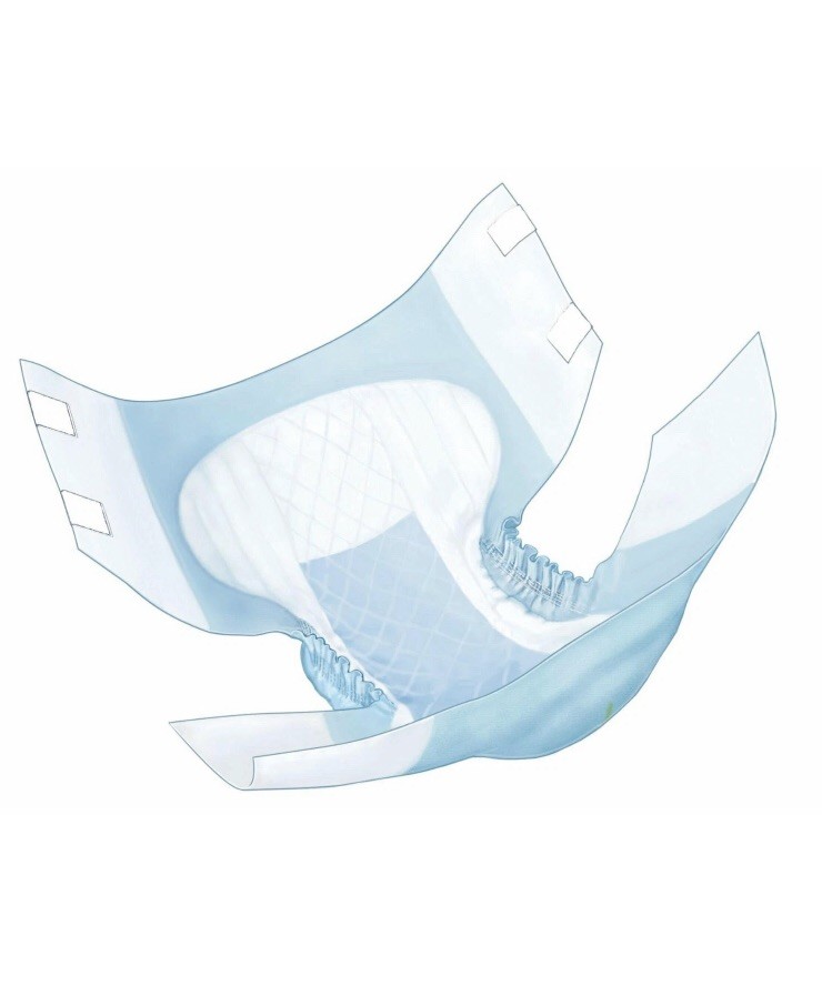 Wings Adult Incontinent Brief Tab Closure Large 45 – 58in -Case of 72