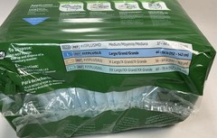 Adult Diapers 20 Ct Medline FitRight Ultra Large 44-56in Incontinence Tabs