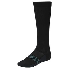 Copper Fit ICE Menthol Infused Black Compression Socks, Small/Medium