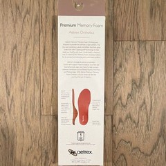 Aetrex Orthotic Insoles Memory Foam, L2320 Women’s 6 (Flat & Low Arch)