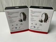 (2) Authentic RCA OTC Hearing Aids RSH05GY Gray Left / Right