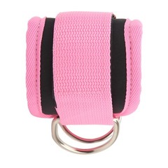 Fitness Ankle Buckle Leg Strength Trainer with Double D Rings & Rubber Straps