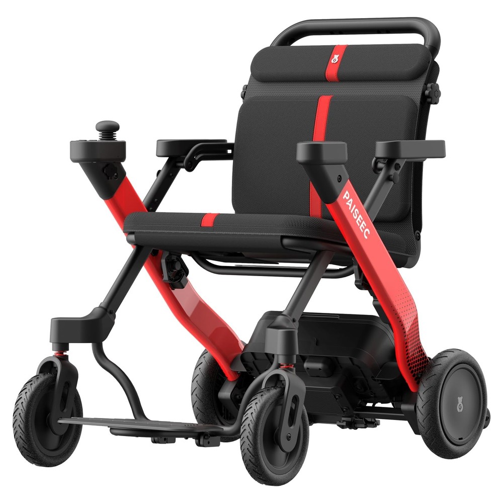 Foldable Electric Wheelchair for Adults & Seniors, Power Wheelchair Walker Co…
