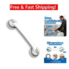 16.5“ Suction Cup Grab Bar – Ultimate Safety Handle for Bathtubs & Showers