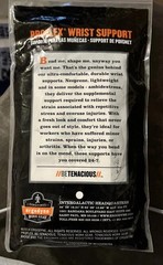 Ergodyne 4000 Wrist Support, Right, Xl, Black