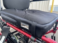 Quickie IRIS Tilt-In-Space Wheelchair Manual Transport JAY J3 Back & Cushion