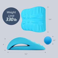 Back Stretcher for Back Pain Relief, Back Stretching Cushion, Chronic Lumbar Sup