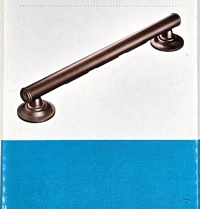 Moen Home Care 16-in Old World Bronze Wall Mount Grip Grab Bar 500-lb Capacity