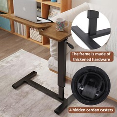 Over Bed Chair Table Hospital Overbed Height Adjustable Laptop Tray Stand Tilt