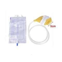 US – Silicone Wearable Urinal Bag Catheter Portable External Collector for men