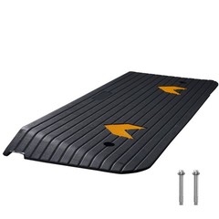 2″ Rise 33069LBS Recycled Rubber Threshold Ramp Non-Slip for Wheelchair Scooter
