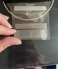 One Piece Ostomy Bags Sealed in plastic 10 Pk Disposable Black Fabric Collection