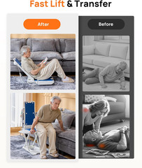 Electric Chair Lift, 308 Lbs Capacity, Floor Lift for Elderly Falls, IP68 Waterp