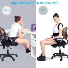 Posture Corrector Bad Back Support Brace Shoulder Scoliosis Lower Pain Relief
