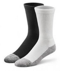 Dr Comfort Diabetic Crew Length Socks Supports Shape to Fit Seamless New