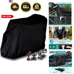 48″L x 22″W x 38″H Upgraded Mobility Scooter Storage Cover, 420D Oxford Fabri…